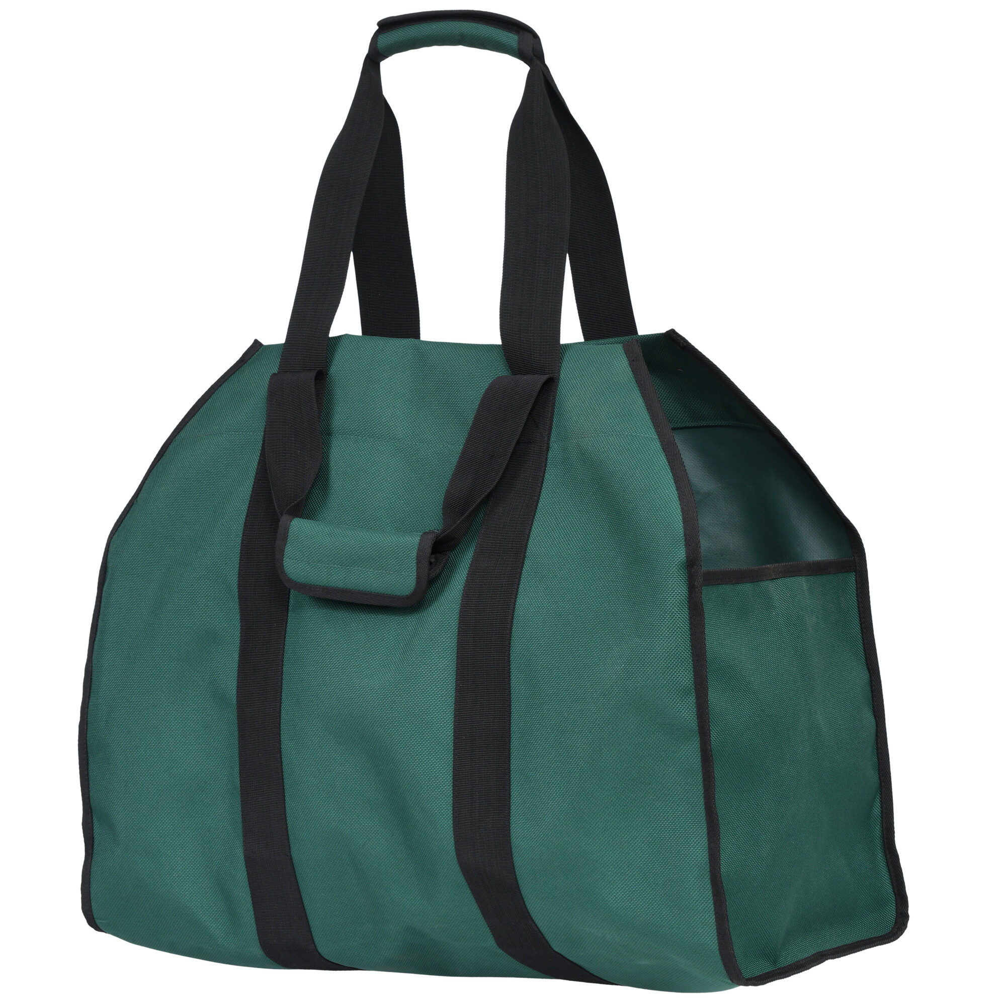 ShelterLogic Extra Heavy-Duty Firewood Bag - Green, 1200D Polyester, Waterproof, Model# 90417